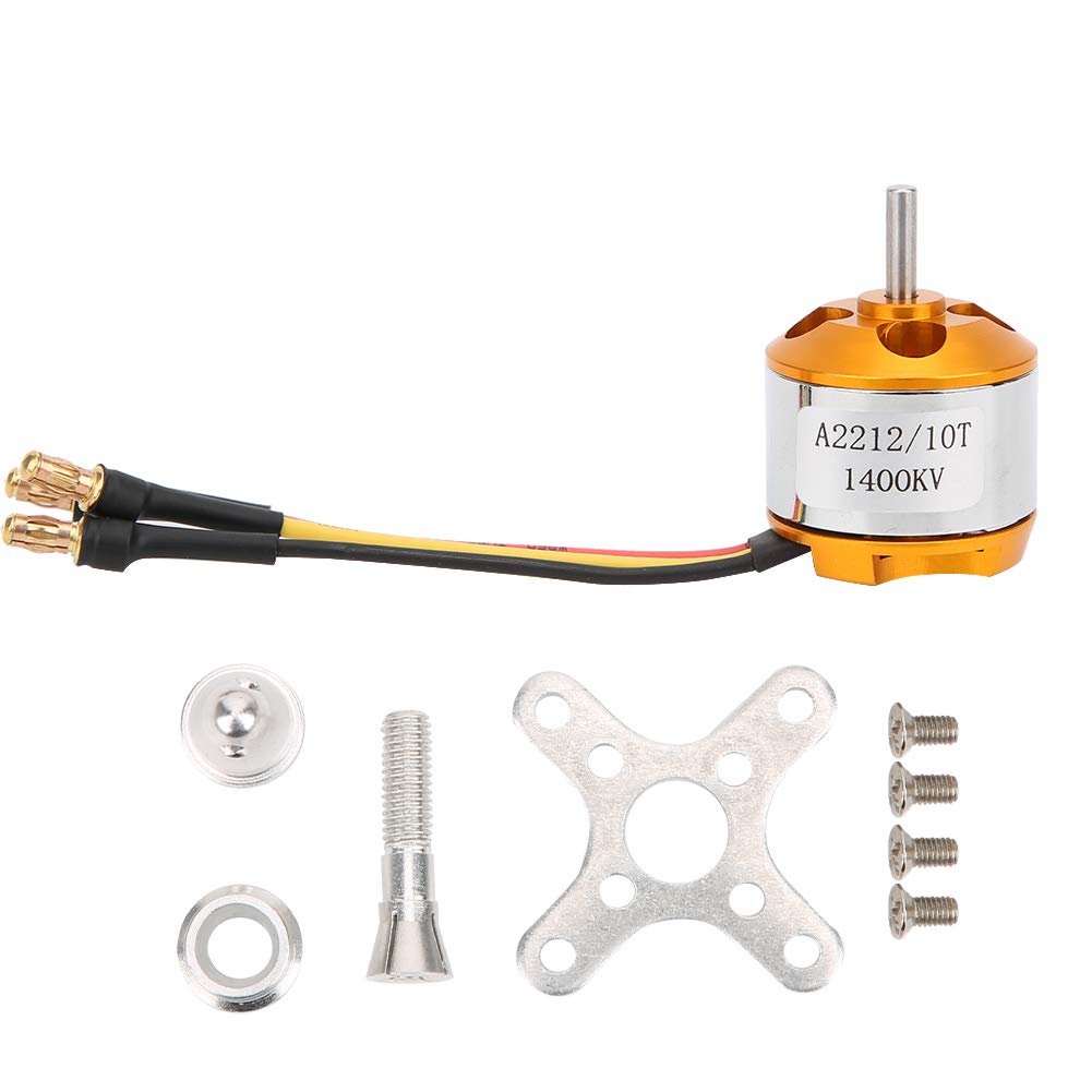 1400KV Brushless Motor Outrunner, Professional High Power Brushless Motor, RC Brushless Motor Controller for RC Quadcopter(1400KV)