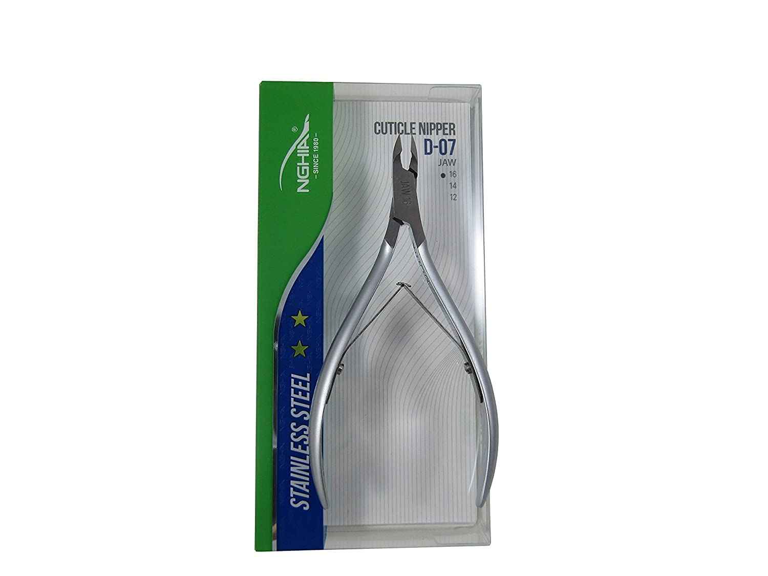 5 pack Nghia Stainless Steel Cuticle Nipper C-07 (Previously D-07) Jaw 16