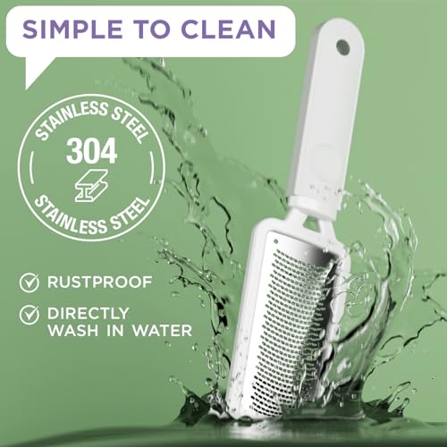 Lee Beauty Professional Callus Remover for Feet-Rasp Foot File Scrubber for Dead Skin Remover for Cracked Heels & Dry Skin-Sturdy Scraper Tool, Easy to Use & Clean-Pedicure Supplies for Smooth Foot