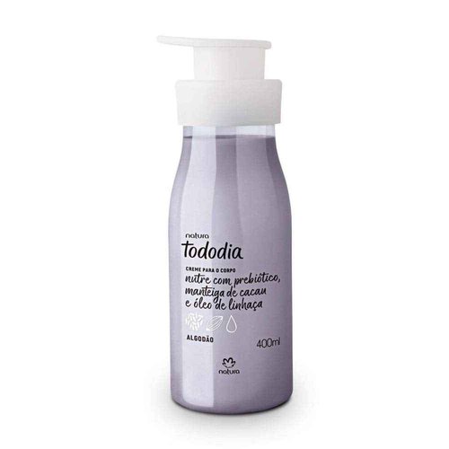 natura - Linha Todo Dia (Algodao) - Creme Hidratante Nutritivo para o Corpo 400 Ml Every Day (Cotton) Collection - Body Moisturizing Cream 13.52 Fl Oz
