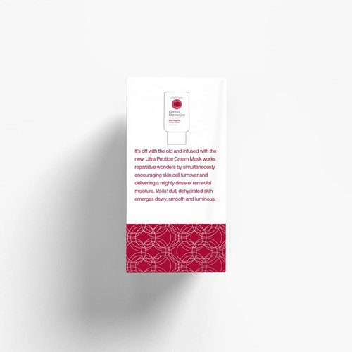 CONTROL CORRECTIVE Ultra Peptide Cream Mask, 2.5 Oz - Advanced Peptide, Retinol & Lactic Acid Anti Aging Mask, Revitalize Collagen & Elastin Production To Smooth Skin, Restores Plumpness & Hydration