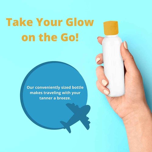 Tan Physics Self Tanner – 11pc Sunless Tanning Kit with True Color Tanner, Exfoliation Gloves, Travel Bag & Bottle, Face & Body Mitts, Detail Applicator for a Flawless Glow