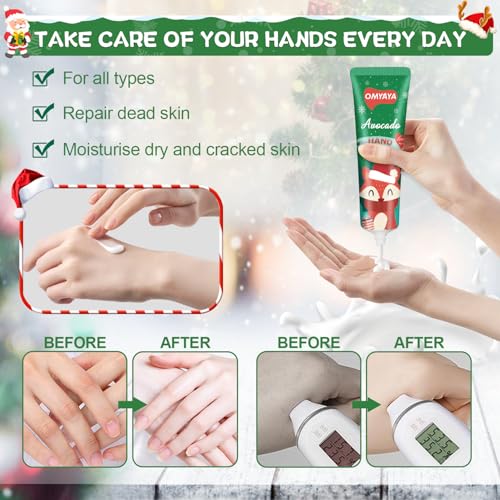 70 Pack Christmas Hand Cream Gift Set, Hand Lotion Travel Size, Mini Hand Cream, Lotion bulk,Stocking Stuffers Christmas Holiday Gifts For Women Coworker,Moisturizing Hand Creams for Dry Cracked Hands