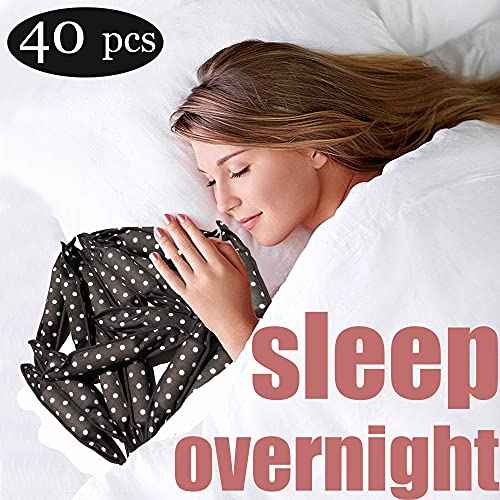 40Pcs Soft Curlers To Sleep In Overnight Hair Rolllers Curlers For Long Hair Pillow Sponge Rollers For Curly Hairstyle