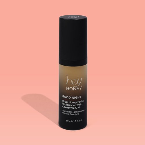 Hey Honey Good Morning & Good Night Duo | Honey Silk Facial Serum & Royal Honey Coenzyme Q10 | Best Day & Night Facial Support For Glowing Skin | 2 Oz