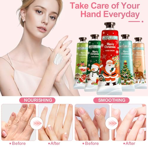 10 Pack Christmas Hand Lotion Gifts Set£¬Moisturizing Hand Cream for Women, Mini Travel Size Holiday Gifts, Stocking Stuffers & Bulk Gifts for Christmas Appreciation 30ml