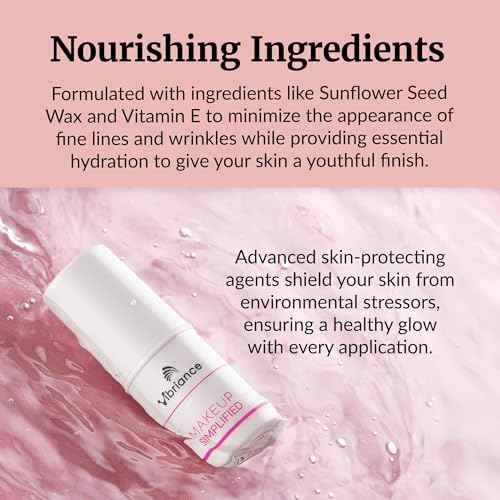 Vibriance Complexion Sticks - Foundation for Mature Skin - Sheer, Buildable Coverage Face Makeup Foundation for Older Women - 3-in-1 Base, Contour, Concealer - Beige