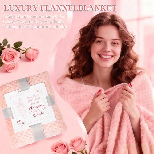 Birthday Gifts for Women,Self Care Set ,Get Well Soon Gift Baskets, Relaxing Rose Spa Gift Basket ,Care Package for Women, Unique Christmas Mom Gifts for Her Girlfriend Sister Friend Wife Grandma