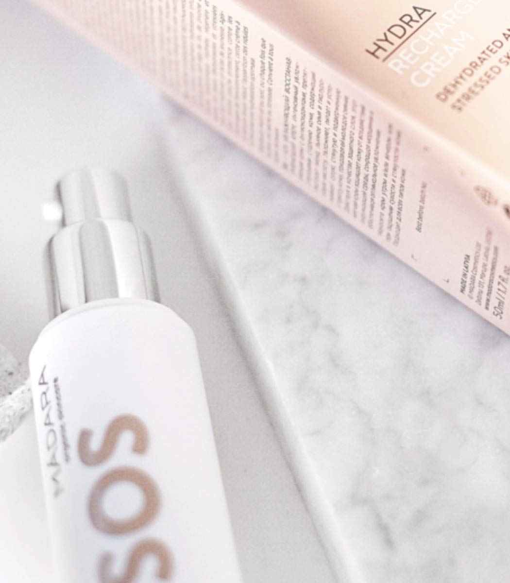 MÁDARA Organic Skincare | SOS Hydra Recharge Cream – 50ml, Intensely hydrating moisturiser with hyaluronic acid and linseed, Dermatologically proven face cream for dry skin, Organic certified