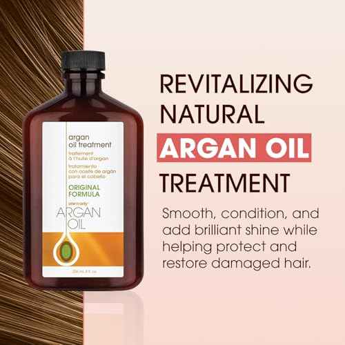 One 'N Only Argan Oil Hair Treatment - Lightweight & Hydrating Hair Oil for Natural, Wigs & Extensions - Shine Enhancing, Heat Protectant & Frizz Control (8 oz)