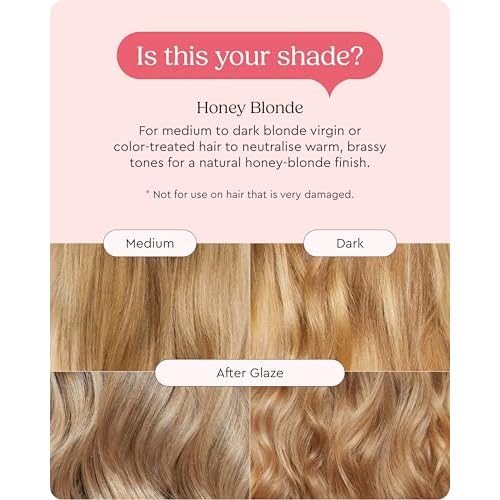 Glaze Super Gloss Color Conditioning Gloss ? Honey Blonde for Medium to Dark Blonde Hair ? Rinse Out Semi-Permanent Hair Gloss that Enhances Color and Boosts Shine & Hydration