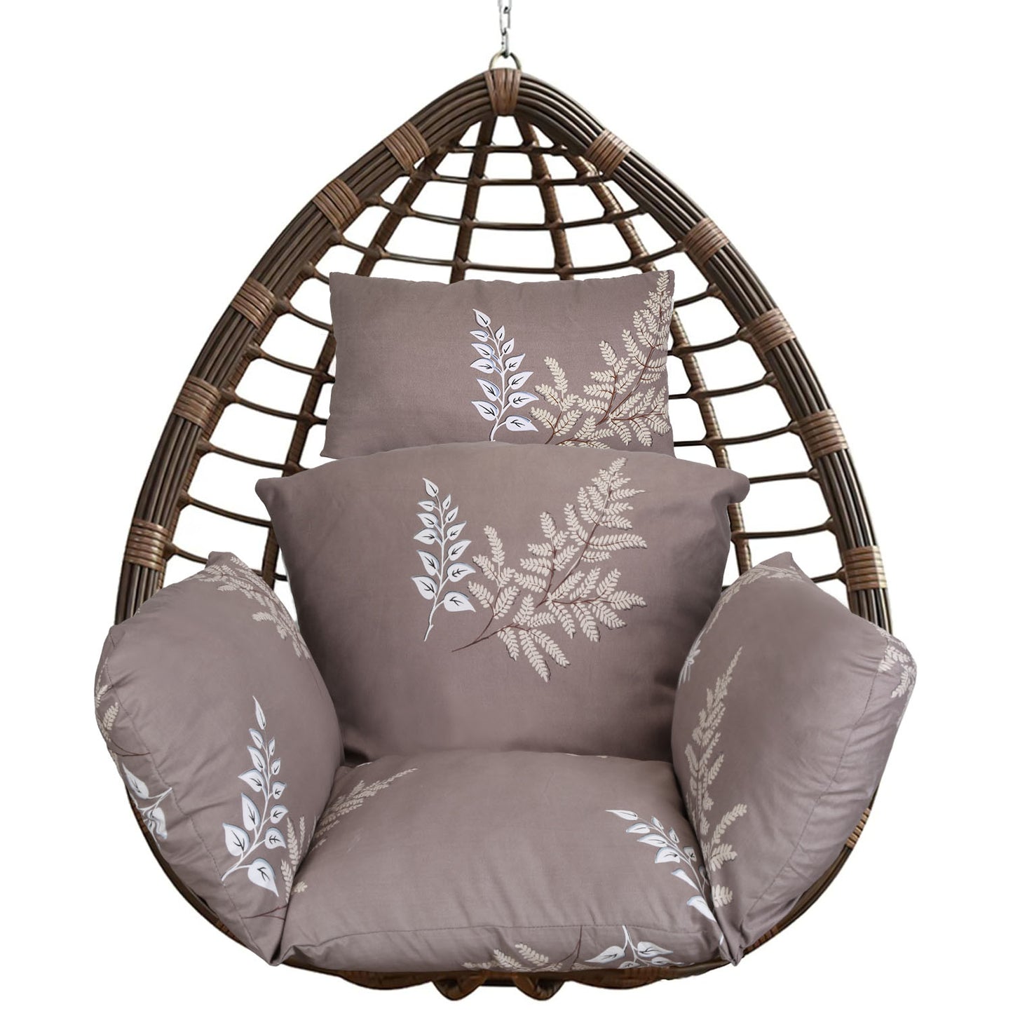 Thick Soft Egg Chair Cushion with Headrest for Hanging Chairs