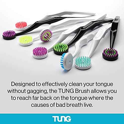 Peak Essentials | The Original TUNG Brush Kits |Tongue Cleaner | Odor Eliminator | Fight Bad Breath | Fresh Mint | BPA Free | Made in America | (1 Count)