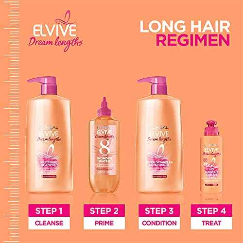 L'Oreal Paris Elvive Dream Lengths No Haircut Cream Leave In Conditioner, 6.8 fl. oz.