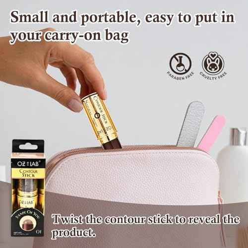 Beauty Shape of You Contour Stick ? Multi-Use Creamy Formula for Contouring and Eyeshadow ? Available in 4 Shades (02 - Light To Medium, 8G / O.28 FL.OZ£¨pack of 1£©)