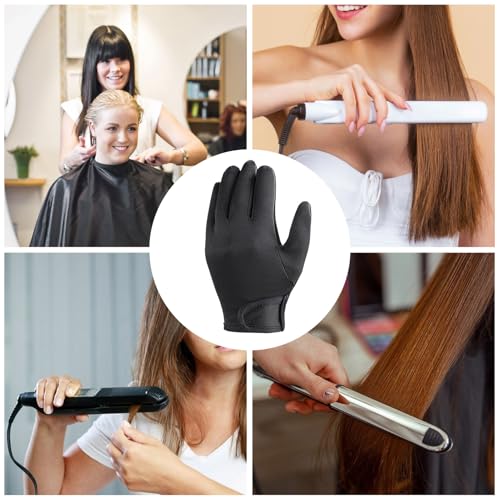 Hair Styling Heat Gloves, Professional Heat Resistant Hand Gloves For Hair Styling, Safe Thick Glove Mitt Household Supplies