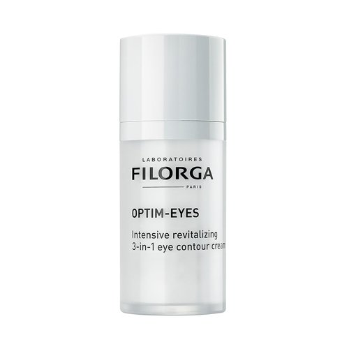 Filorga Optim-Eyes Eye Cream, Revitalizing 3-in-1 Skin Treatment for Rapid Reduction of Dark Circles, Wrinkles & Puffiness Around the Eyes, 0.5 fl. oz.