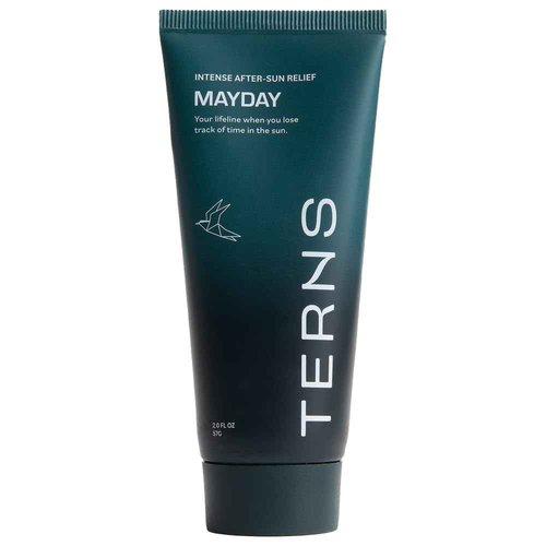 TERNS Mayday Intense After Sun Gel Cream – Fast-Acting Sunburn Recovery with Marine Ingredients – Cooling, Dermatologist Approved Skin Relief and Repair, Fragrance Free 2 oz