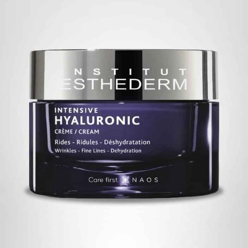 Institut Esthederm Intensive Hyaluronic Cream, Face Cream for Wrinkles, Fine Lines, and Dehydrated Skin, Face, Neck and Décolleté