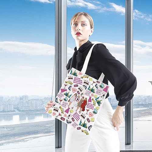 GJTIM Romantic Comedies TV Series Fans Gift Carrie Miranda Charlotte & Samantha Zipper Travel Pouch For Movie Lovers