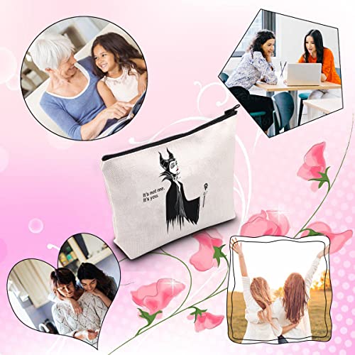 Villains Lover Gift It's Not Me It's You Villains fans Gift Zipper Pouch Makeup Bag (not me you)