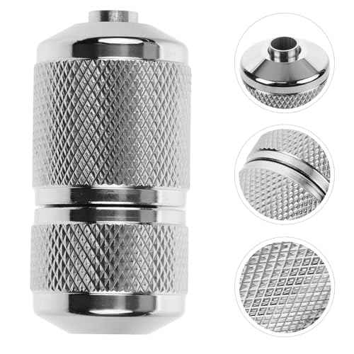 Artibetter Stainless Steel Tattoo Machine Tube Handle Grips Tip Tattoo Self Lock Grips for Tattoo Supplies Tools 25mm Metal Joycon