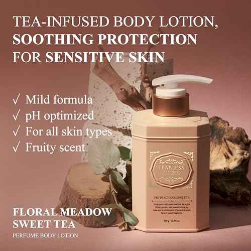 Fig Peach Oolong Tea Perfumed Body Lotion, Daily Moisturizer, Body Lotion For Dry Skin & Sensitive Skin, Non-Greasy, Slow Aging, Fig Fruity Scent, Korean Skin Care