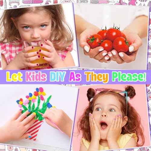 Kids Nail Polish Set for Girls, Nail Art Kit with Nail Dryer & Storage Case, Non-Toxic Peel-Off Quick Dry Nail Polish for Kids, Birthday Christmas Gift for Kids Ages 6-12