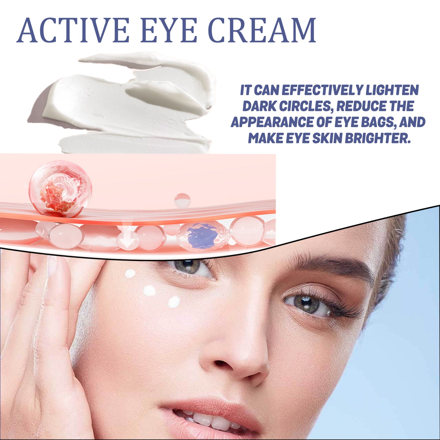 Active Eye Cream for Dark Circles & Puffiness - 30ml Firming Formula