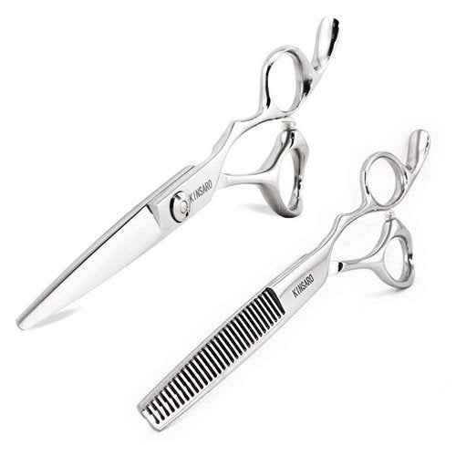 Hair Cutting Scissors 5.5 Inch and Hair Thinning Scissors 5.5 Inch 440C Kinsaro