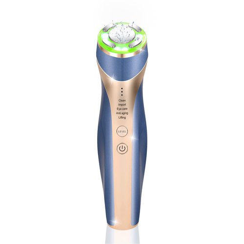 MiSMON High Frequency Facial Machine, 5 in 1 Mutifunctional Facial Massager Skin Tightening Light Theraphy Machine for Face