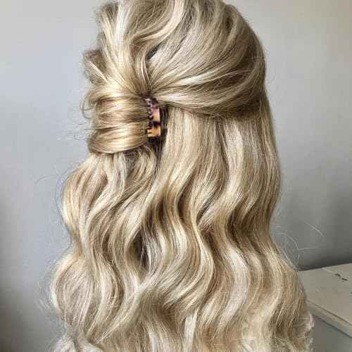 6 Pcs French Hair Side Combs Small Decorative French Twist Hair Styling Accessories, Strong Hold Hair Comb Clips for Women (Black,Tortoise Shell, Acetate)