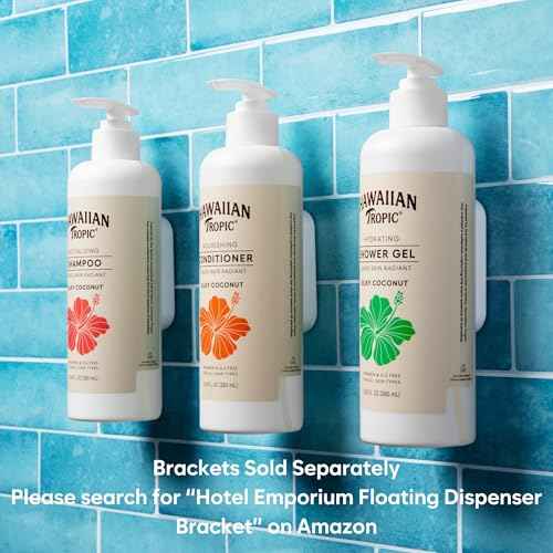 Hawaiian Tropic Moisturizing Body Lotion 5 Pack, 380ml Bottle, Silky Coconut Scent, SLS Free, Paraben Free, for Hotel Amenities, Travel Size, Vacation Rental Supplies, Airbnb Essentials
