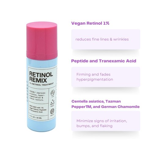 Innbeauty Project Retinol Remix 1% Retinol Treatment With Peptide & Tranexamic Acid, 1 Ounce (Pack of 1)