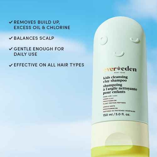 Evereden Happy Trio: Vegan Kids Shampoo, Conditioner Set, and After Swim & Sports Detangler - Strengthens & Smooths All Hair Types