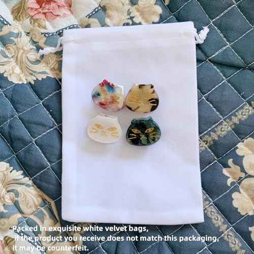 Cute Cat Hair Clips for Women - Mini Hair Clips and Claw Girl Side Clips (4pcs)