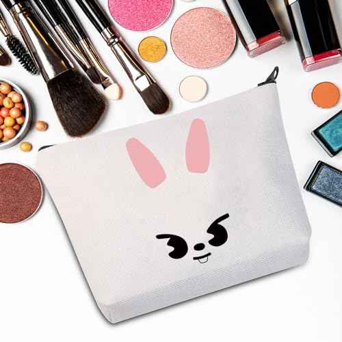 G2TUP Korean Stay Makeup Bag Korean Leebit Gifts Stay Cartoon Member Gifts Stay Merchandise (rabbit)