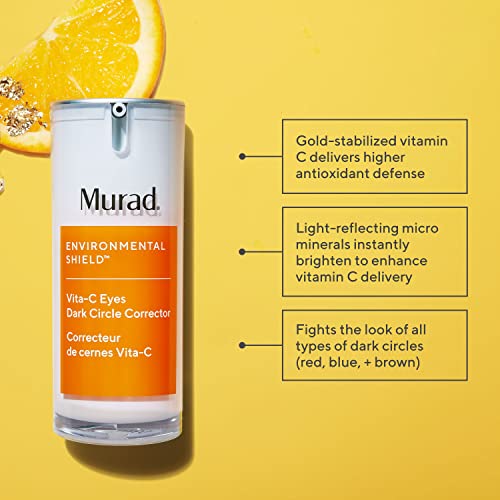 Murad Vita-C Eyes Dark Circle Corrector ? Gold-Stabilized Vitamin C, Algae, and Cucumber Eye Serum for Brightening, Reducing Puffiness, and Smoothing Fine Lines ? 0.5 Fl Oz