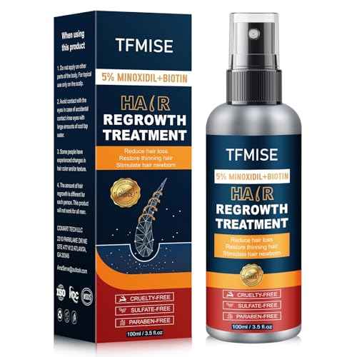 Minoxidil Spray, 5% Minoxidil for Men Hair Growth Serum, Minoxidil for Women Hair Growth Products, Hair Regrowth Treatment for Help to Stop Thinning and Loss Hair, Formula Light and non Greasy 100ML