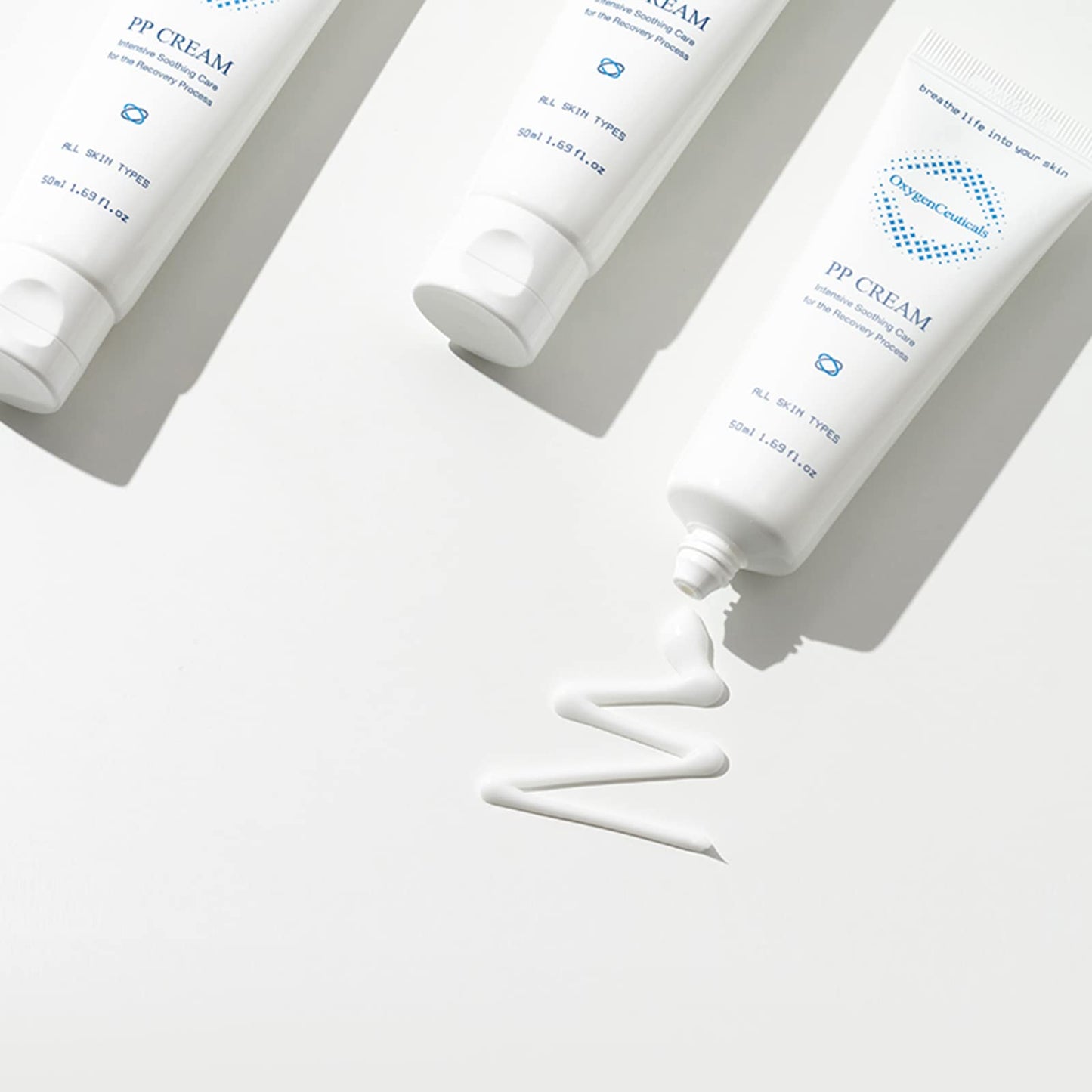 OxygenCeuticals PP Cream – Recovery Cream with Palmitoyl Tripeptide-5, Niacinamide & Adenosine, Moisturizing & Skin Barrier Support for Sensitive Skin. 1.69 fl.oz (50ml)