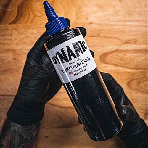 Dynamic Color Co Triple Black Ink Bottle 8oz