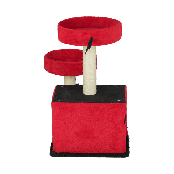 Halloween Cat Tree with Spooky Gothic Design, Large Cat Condo & Perches