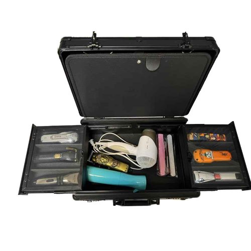 Barber Cases for Clippers and Supplies, Hair Scissors Trimmer Organizer, Salon Hair Grooming Hard Travel Suitcase, Shrink DesignTransformers,Aviationmaterial,Lightweight&Portable