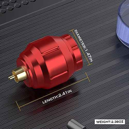 Wormhole Wireless Tattoo Power Supply for Tattoo Machine Wireless Tattoo Pen Battery 1050mAh Power Supply RCA Connector Rechargeable WA01-B