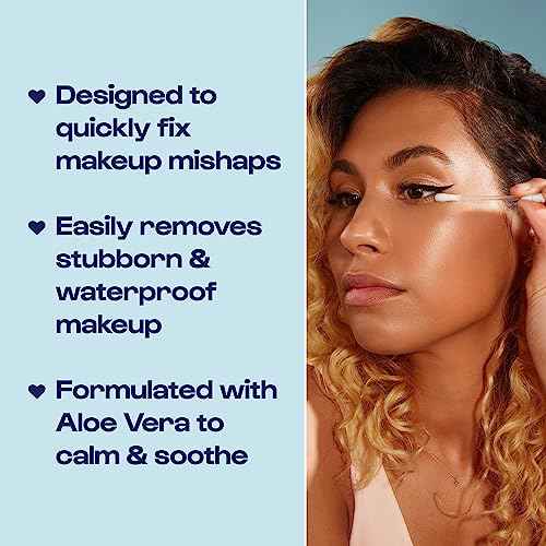 Alleyoop Cotton Swabs for Makeup, Tip Off Liquid-Filled Makeup Removing Swabs (24 Count, 3 Pack) - Easy-To-Use & Space Saving Makeup Remover - Disposable Cotton Tips for Eye, Lip, Eyebrow, & Eyeshadow