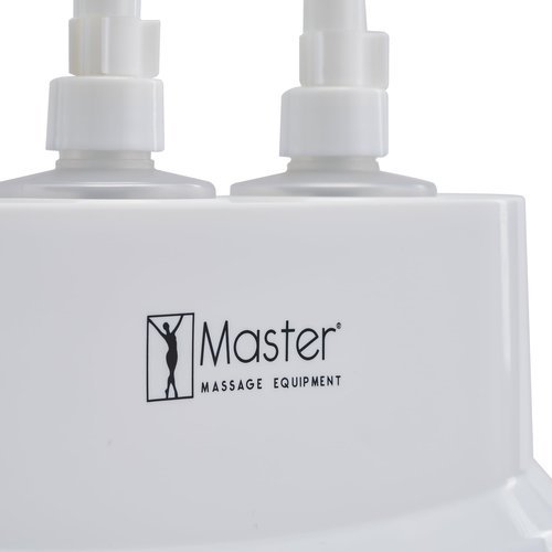 Master Massage 3-Bottles Massage Oil, Lotion, Cream Warmer Heater with Empty Bottles- Massage Cream Heating Device- Salon SPA Massage Body Therapy, White