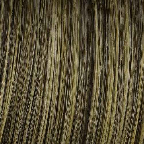 Hairuwear Hairdo Sleek For The Week Straight Asymmetrical Shoulder Length Wig, Average Cap, R11S+ Glazed Mocha