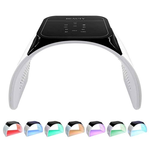 FARRENCE LED Face Mask Light 7 in 1 Color SPA Facial Equipment LED Light Facial Body Beauty Machine for Skin Care at Home