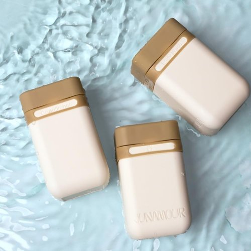 Junamour Leakproof Travel Toiletry Bottles Set | Stackable TSA Approved Reusable Containers | 3 Sizes 3oz, 2oz, 1oz | Travel Size Bottles for Shampoo, Lotion, Toiletries (3 Large (3.4oz))