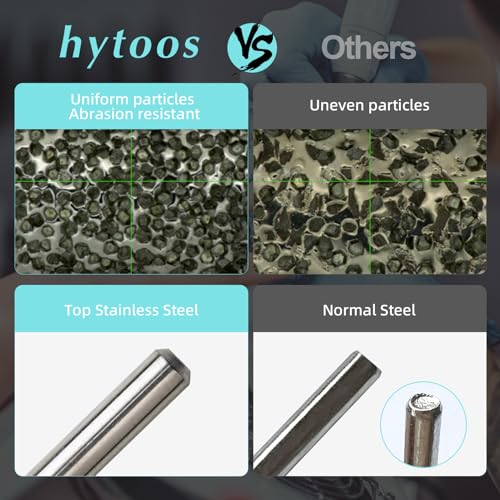 1mm Mini Cone Cuticle Clean Nail Drill Bit, Titanium Series Russian Diamond Nail Bits Professional Safety Under Nail Cleaner for Cuticle Dead Skin, Electric Nails Accessories, Fine